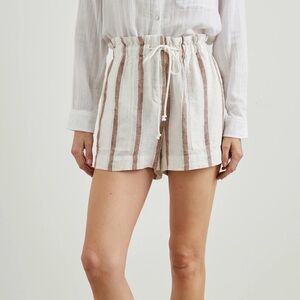 RAILS‎ foster shorts in coconut stripe Size Small